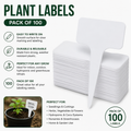 Plant Labels - White - Pack of 100