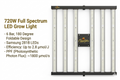 720W Full Spectrum LED Grow Light